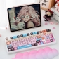 Caloric Dopamine 104+24 PBT Dye-subbed Keycaps Set Cherry Profile for MX Switches Mechanical Gaming Keyboard